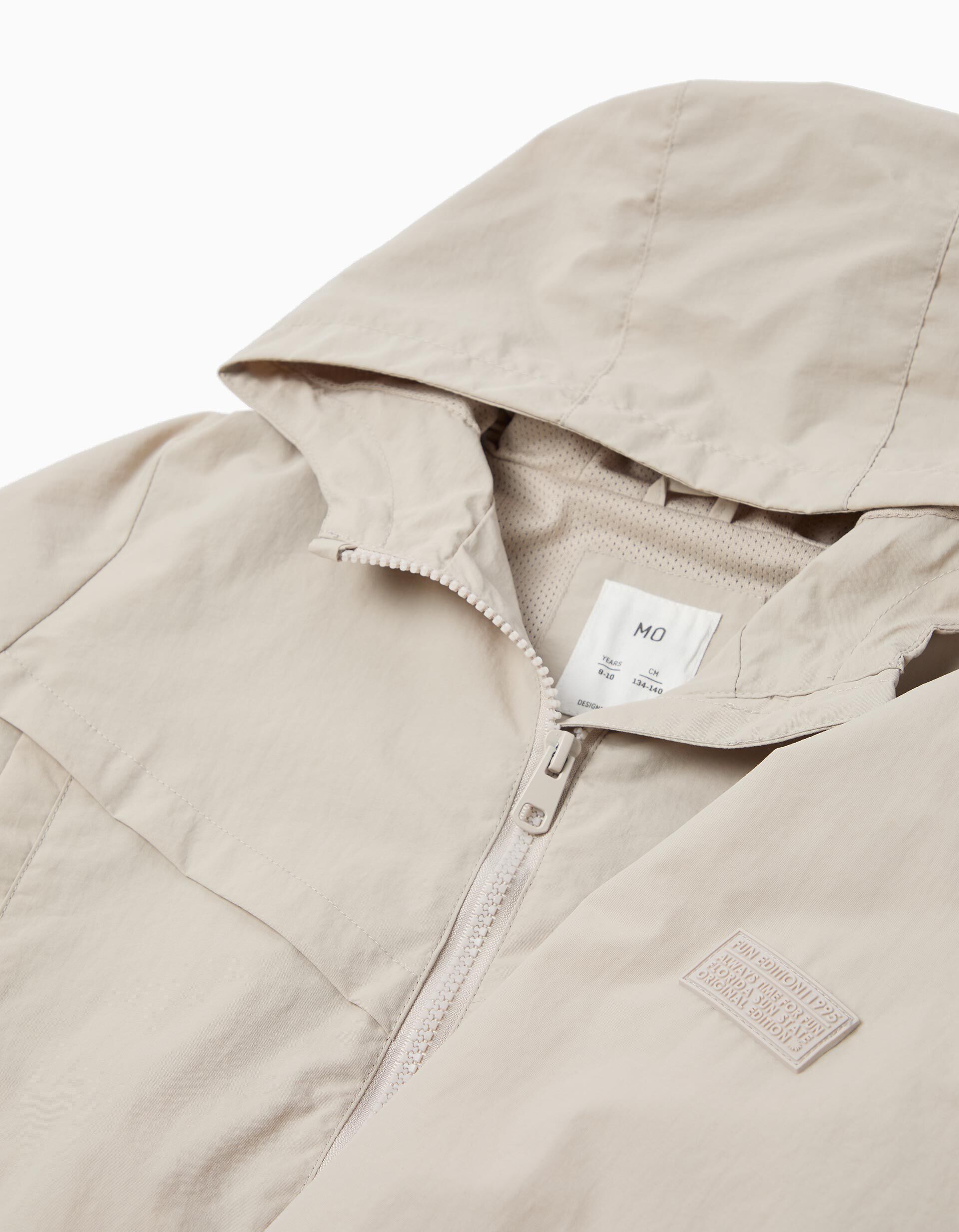 Comprar Online Parka com Capuz, Menino, Cinzento Claro