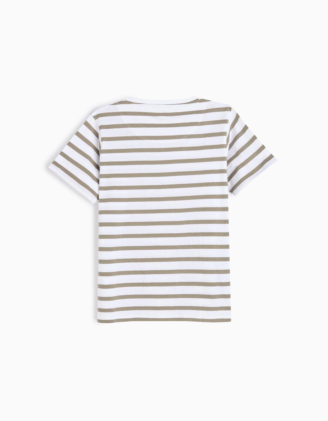 T-shirt Riscas, Menino, Branco 