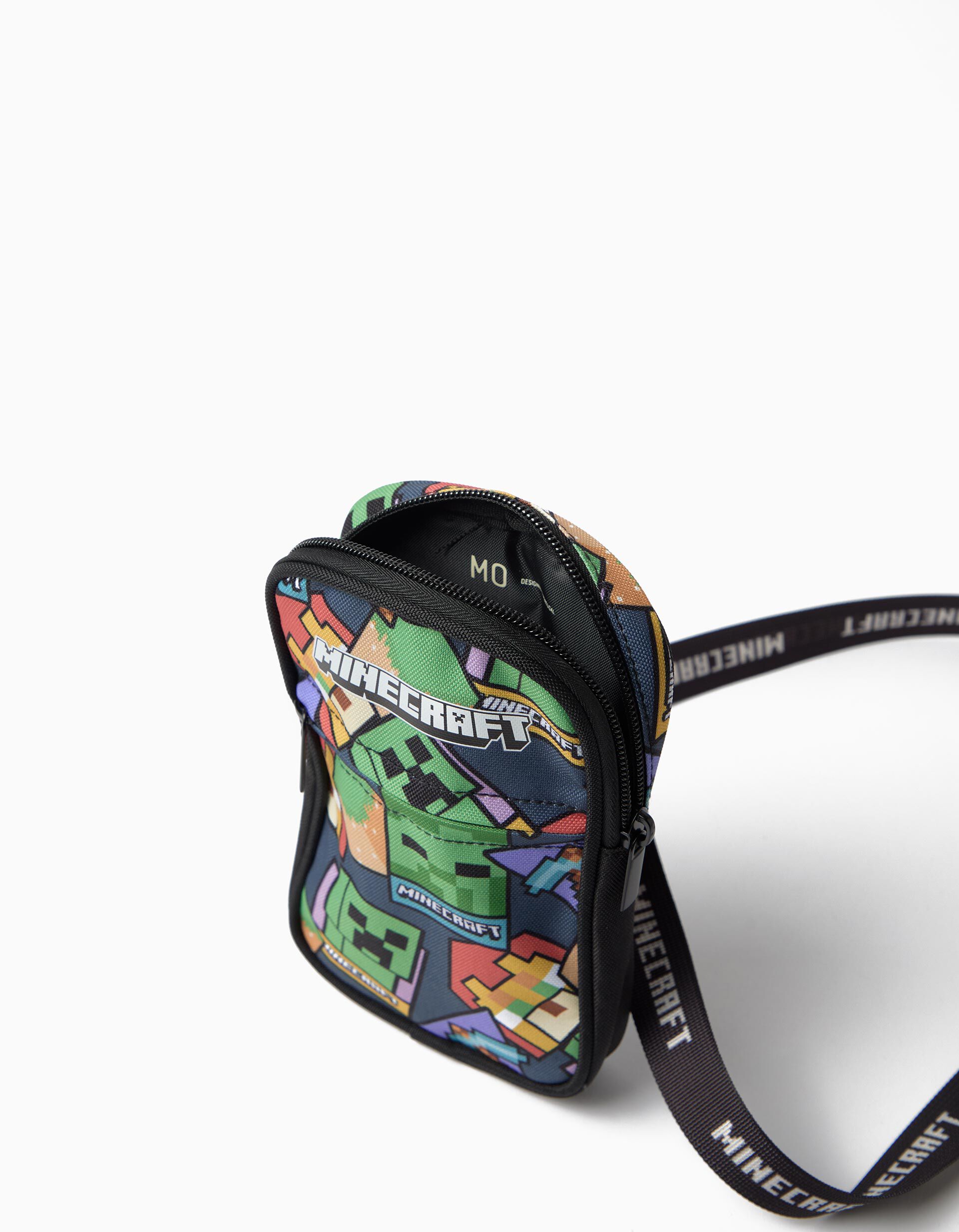 Comprar Online Bolsa De Telem&oacute;vel 'Minecraft', Menino, Preto