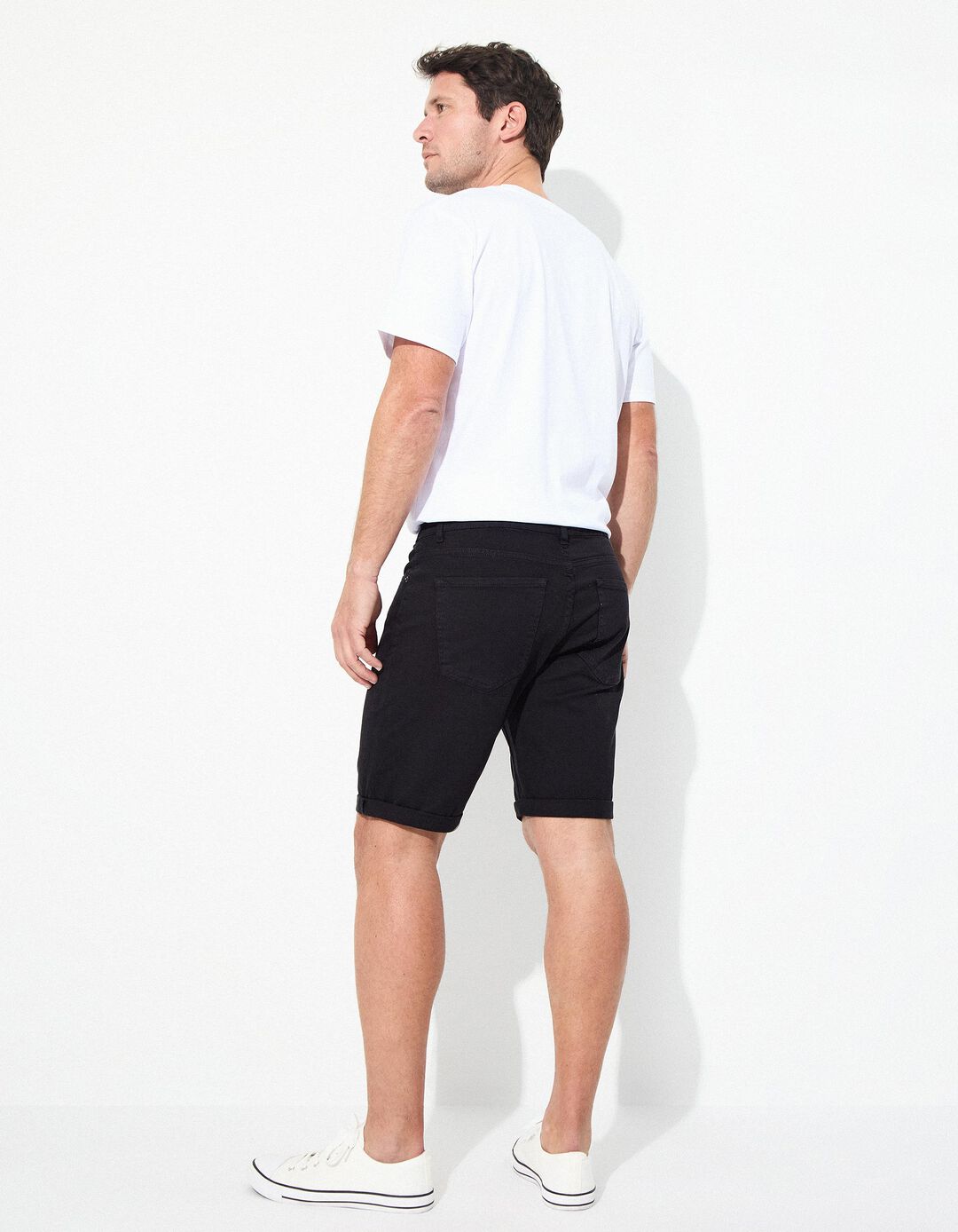 Calções 'Slim fit', Homem, Azul Escuro 