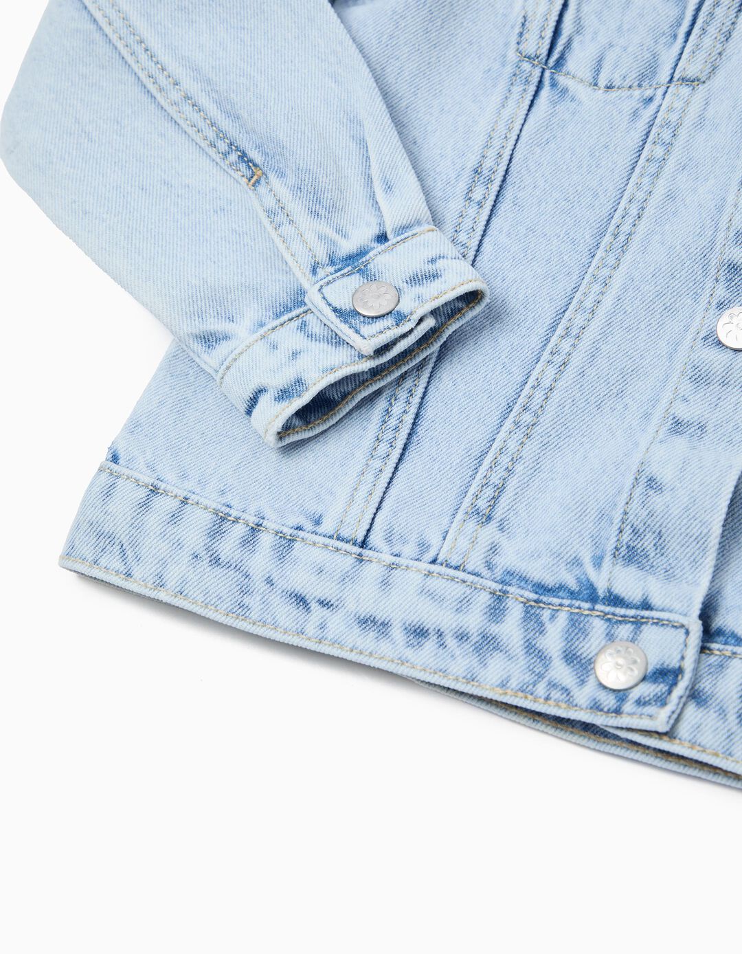 Casaco de Ganga, Menina, Azul Claro