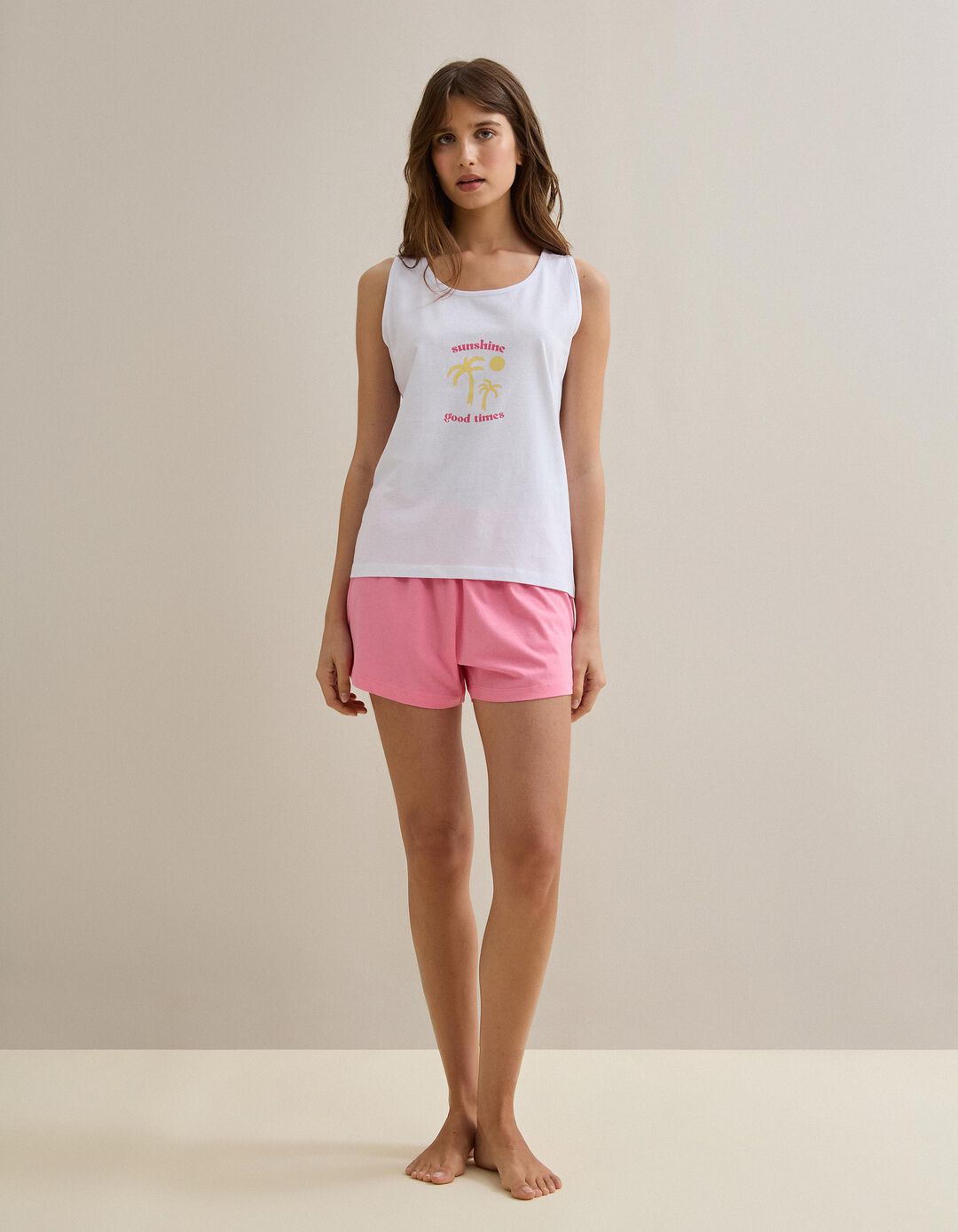 Pijama, Mulher, Branco