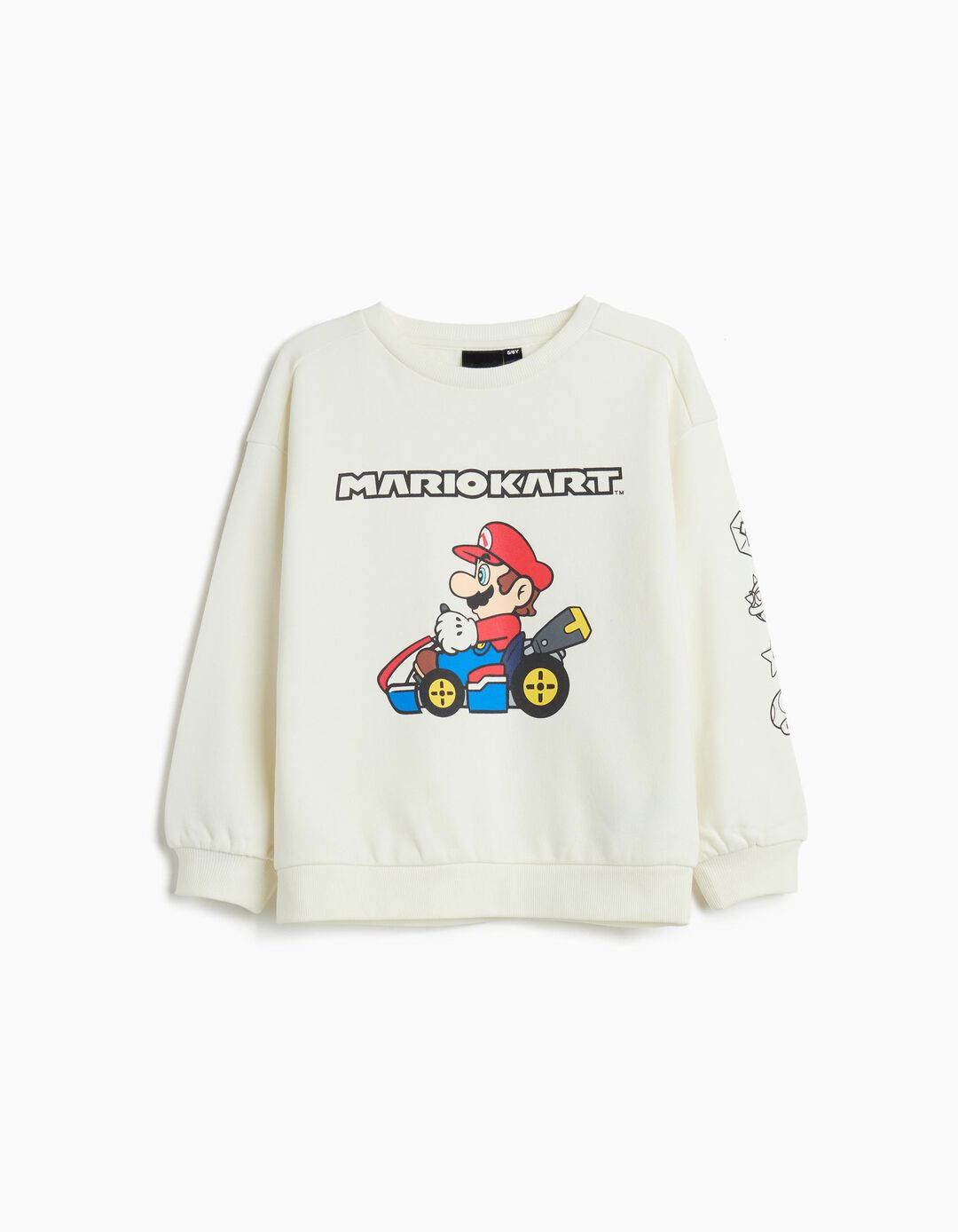 Sweatshirt 'Super Mario', Menino, Branco