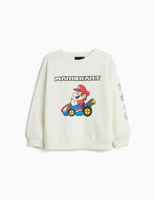 Comprar Online Sweatshirt 'Super Mario', Menino, Branco