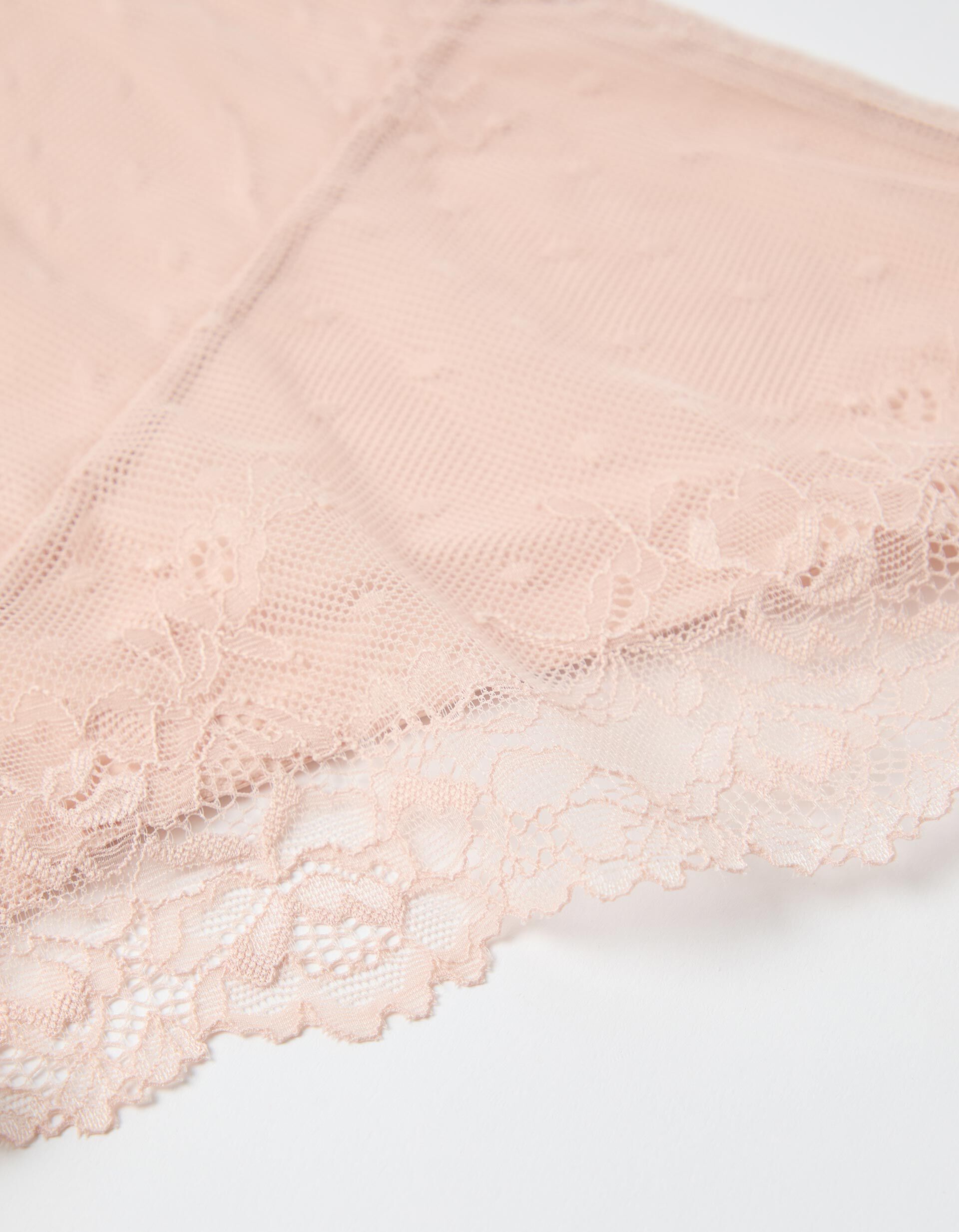 Comprar Online Cuecas Brief com Renda, Mulher, Rosa Claro