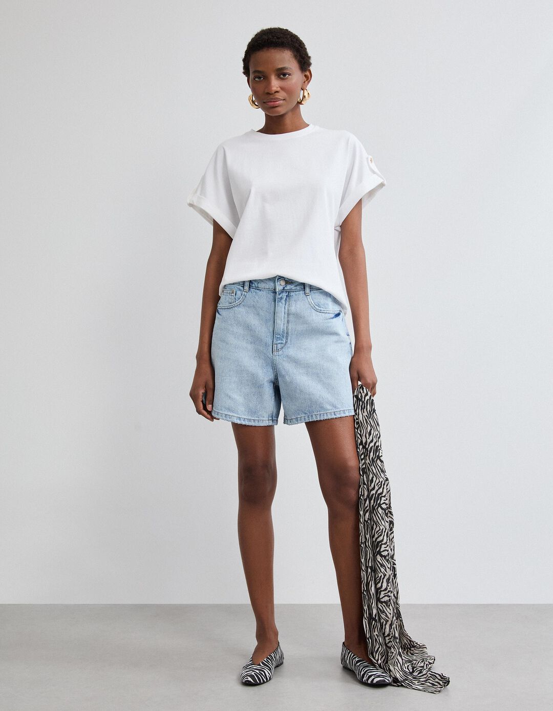 Cal&ccedil;&otilde;es de Ganga, Mulher, Azul Claro