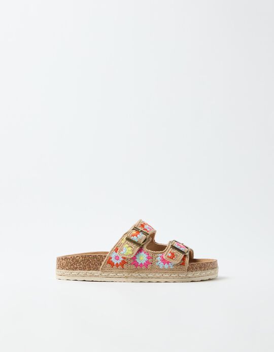 Comprar Online Sand&aacute;lias Crochet, Mulher, Bege