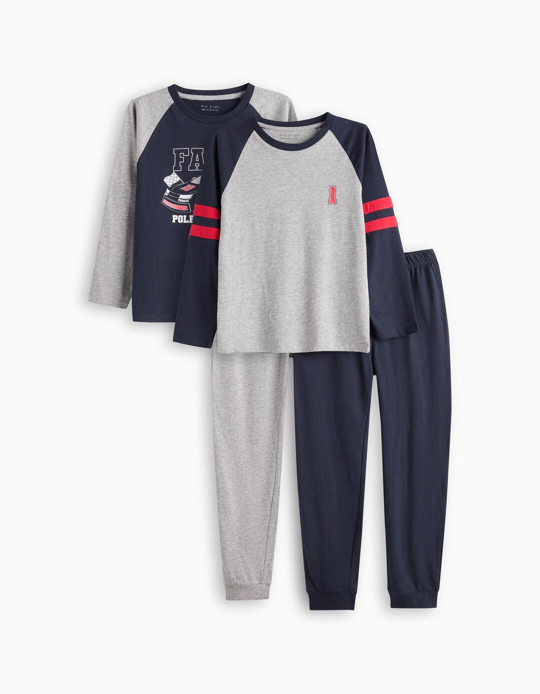 Pack 2 Pijamas Jersey, Menino, Multicor 