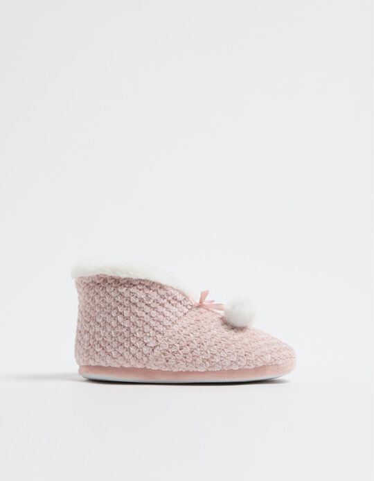 Comprar Online Botinhas Lurex Pompons, Mulher, Rosa Claro