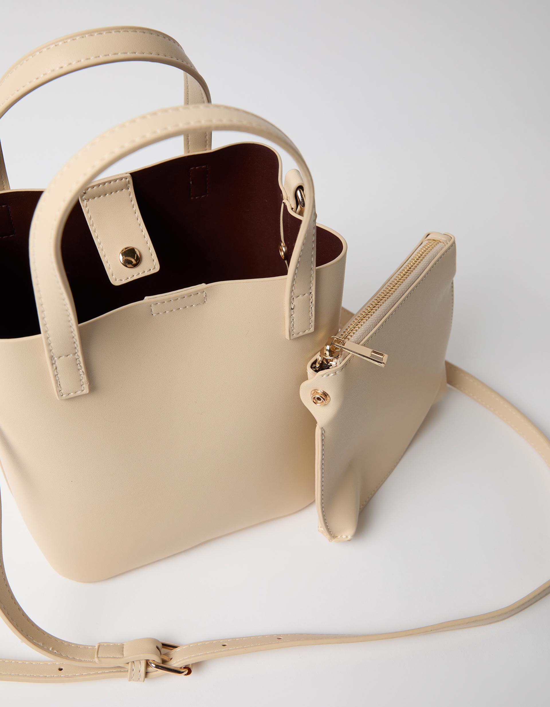Comprar Online Mala Bucket Mini, Mulher, Bege