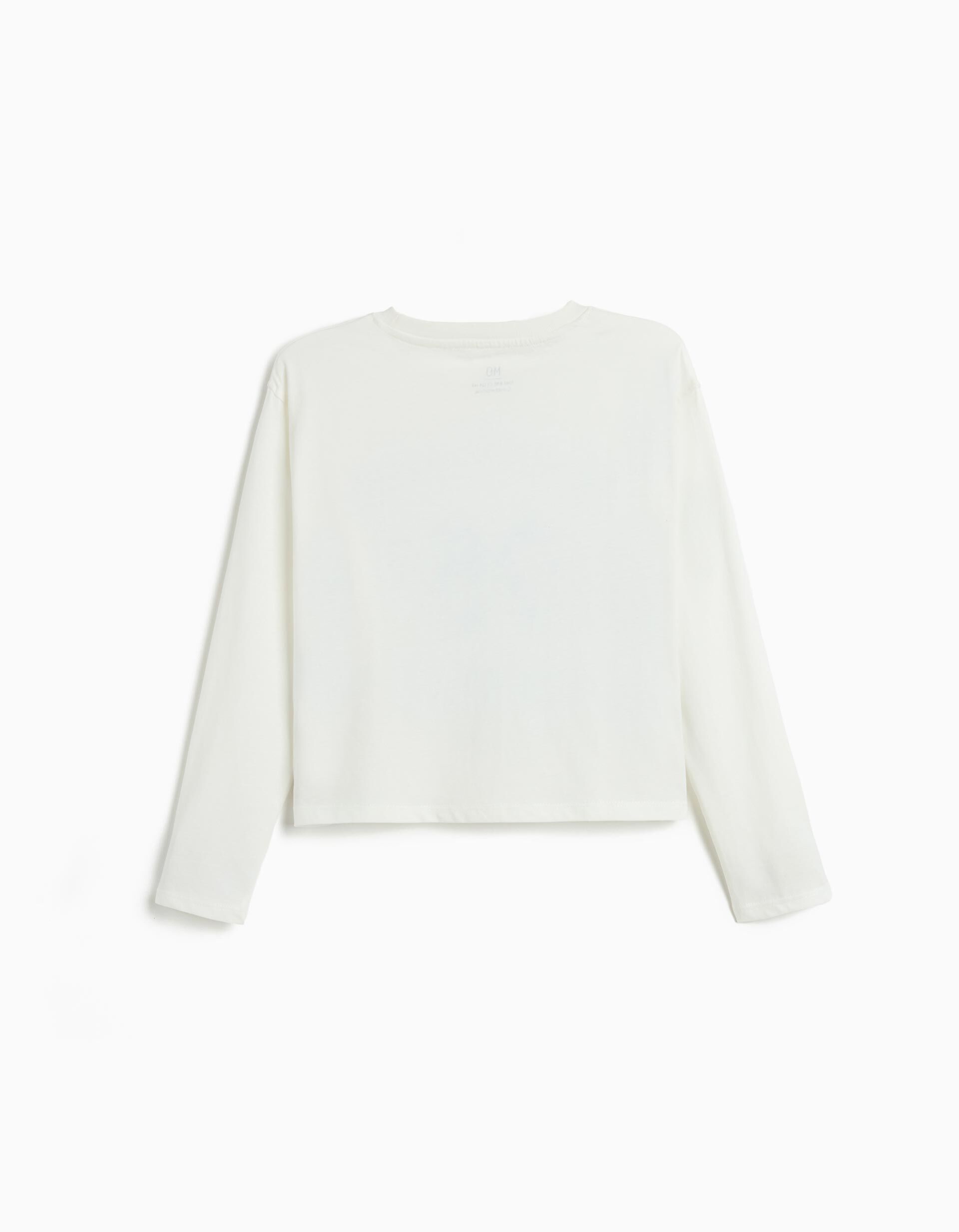 Comprar Online T-shirt Manga Comprida, Menina, Cru