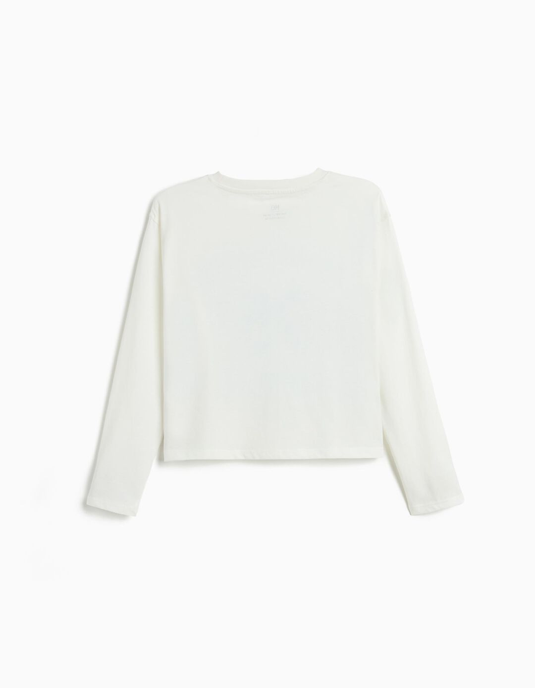 T-shirt Manga Comprida, Menina, Cru