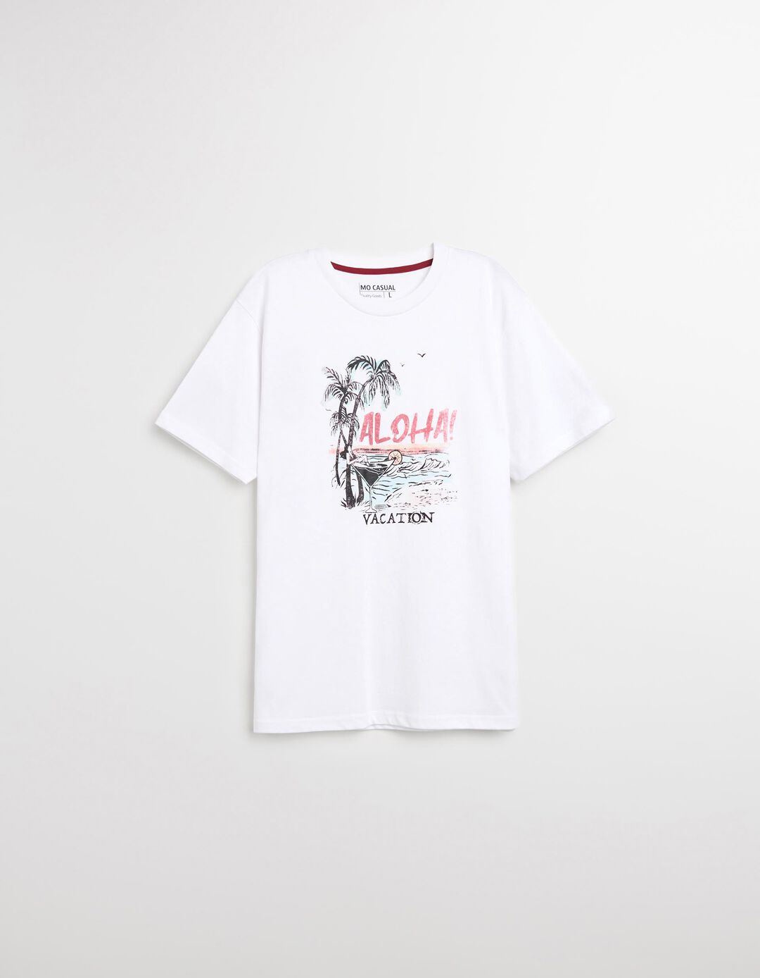 T-shirt Jersey, Homem, Branco