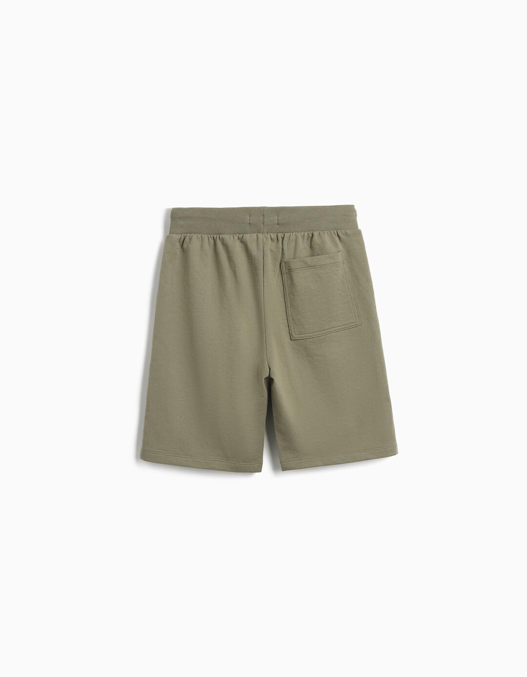 Calções Fleece, Menino, Verde Escuro