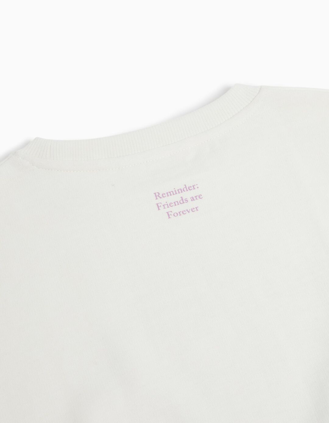 Sweatshirt de Felpa Estampado, Menina, Branco