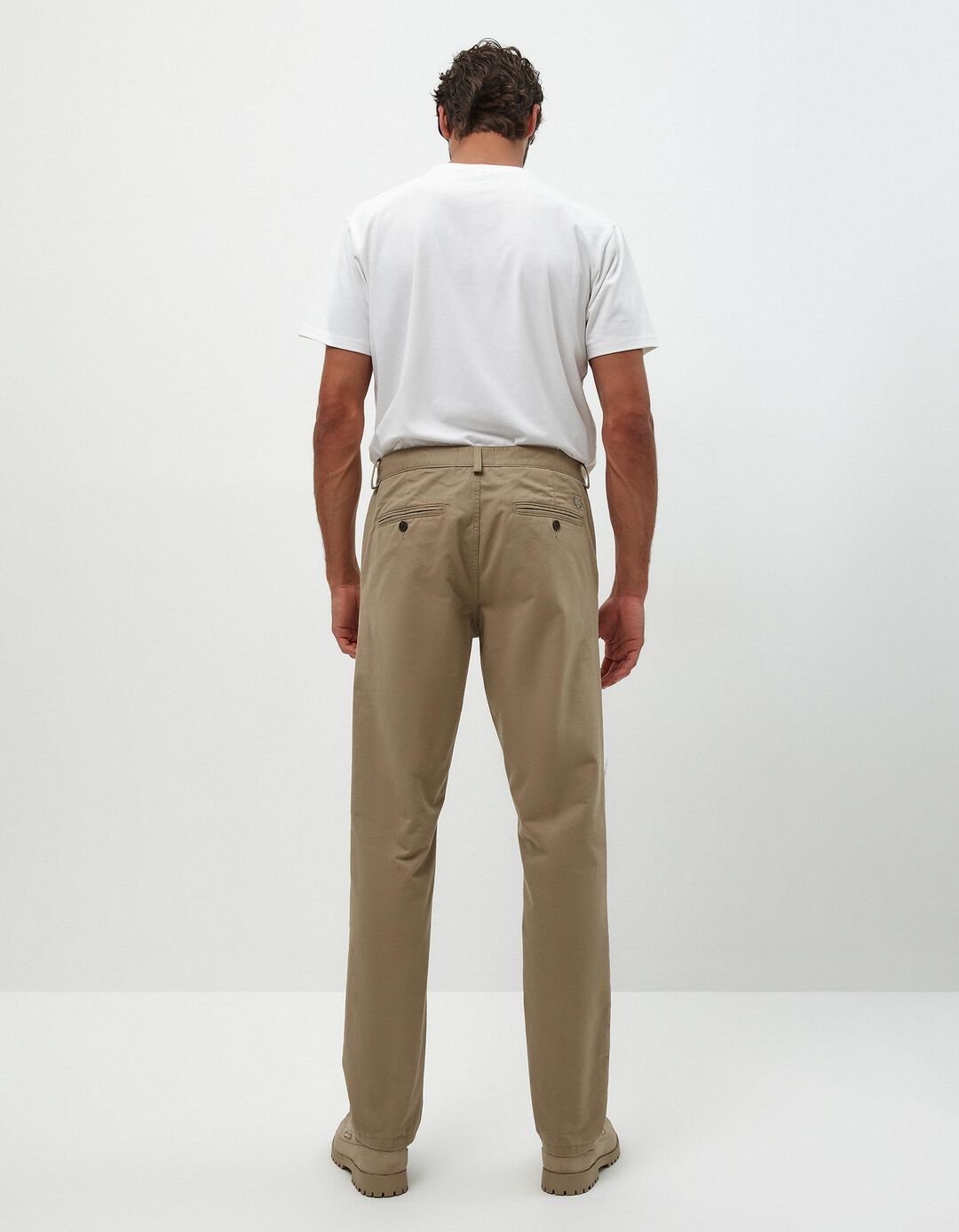 Calças Chino Premium 'Slim fit', Homem, Bege Escuro