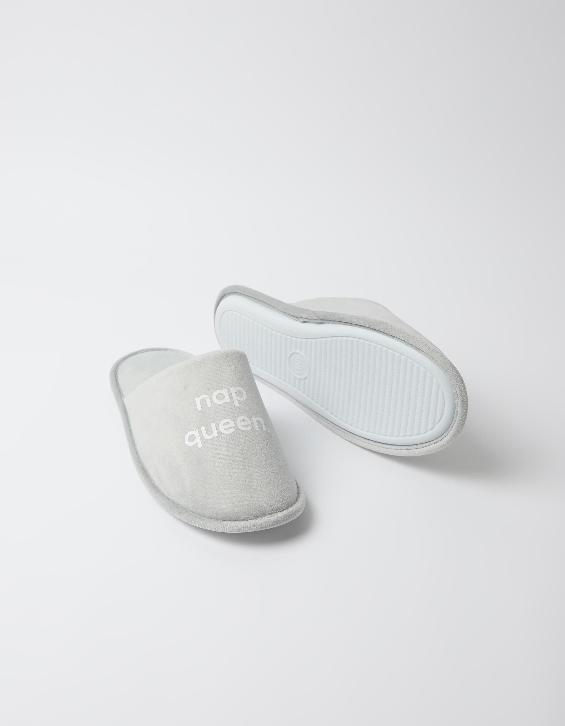 Comprar Online Chinelos De Quarto, Mulher, Cinzento