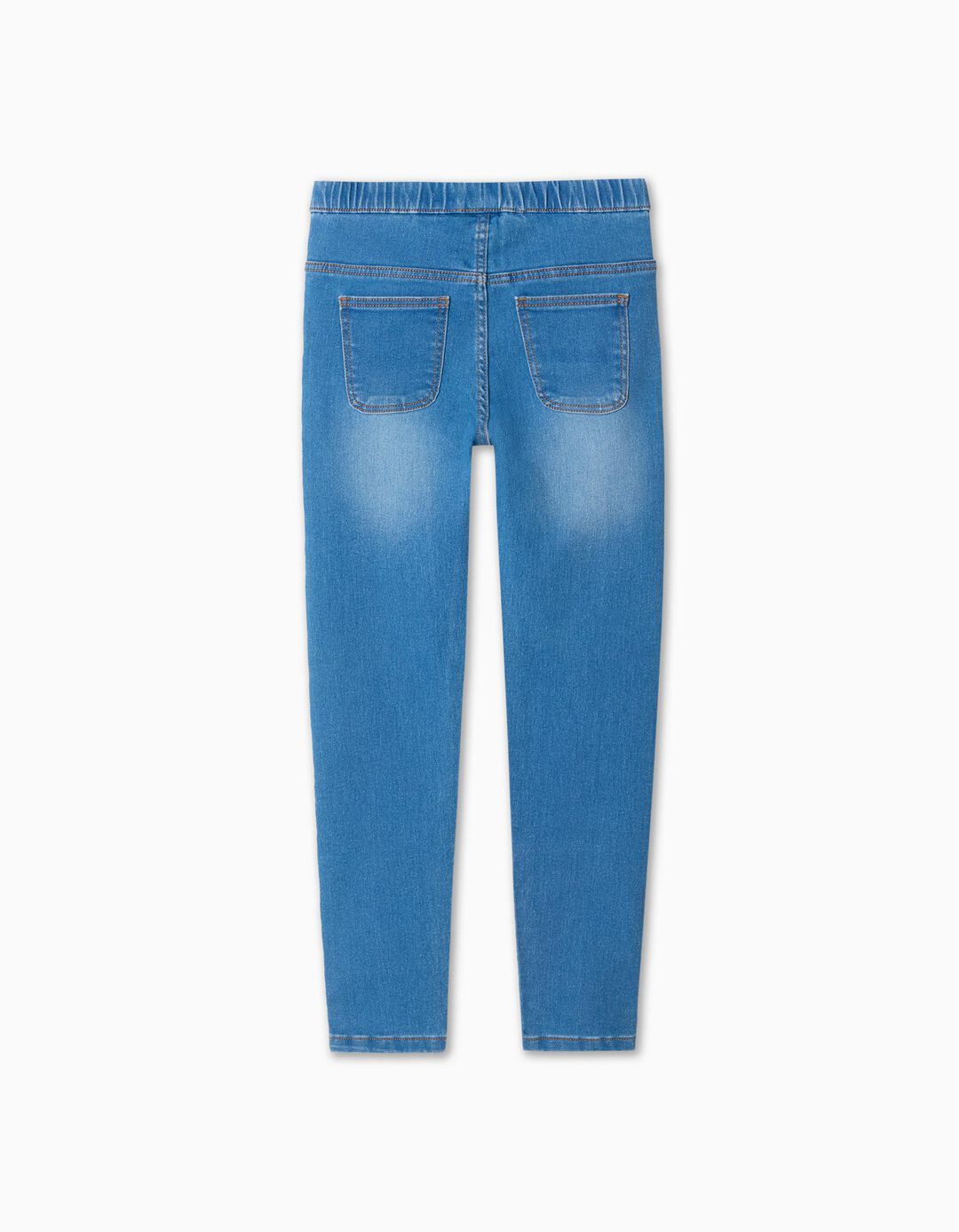 Jeggings de Ganga, Menina, Azul Claro