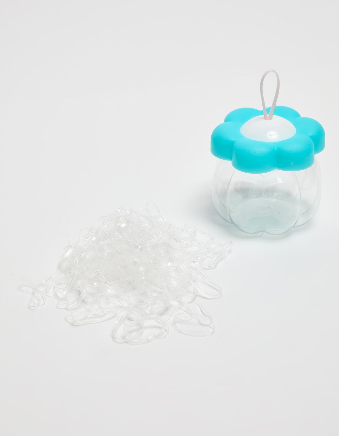 Pack 180 Mini Elásticos, Menina, Transparentes