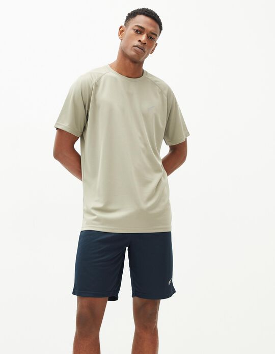 Comprar Online T-shirt de Desporto, Homem, Bege Escuro