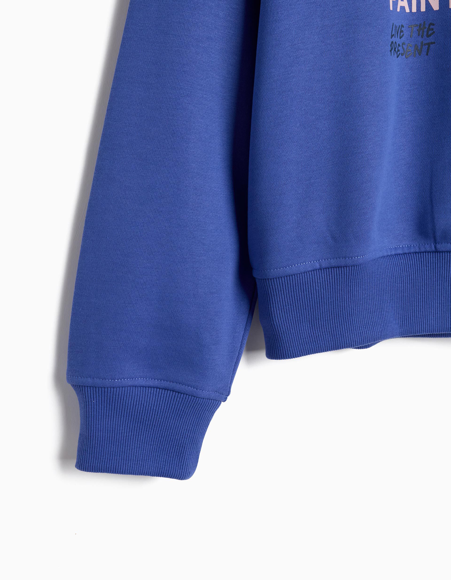 Comprar Online Sweatshirt De Felpa, Menina, Azul