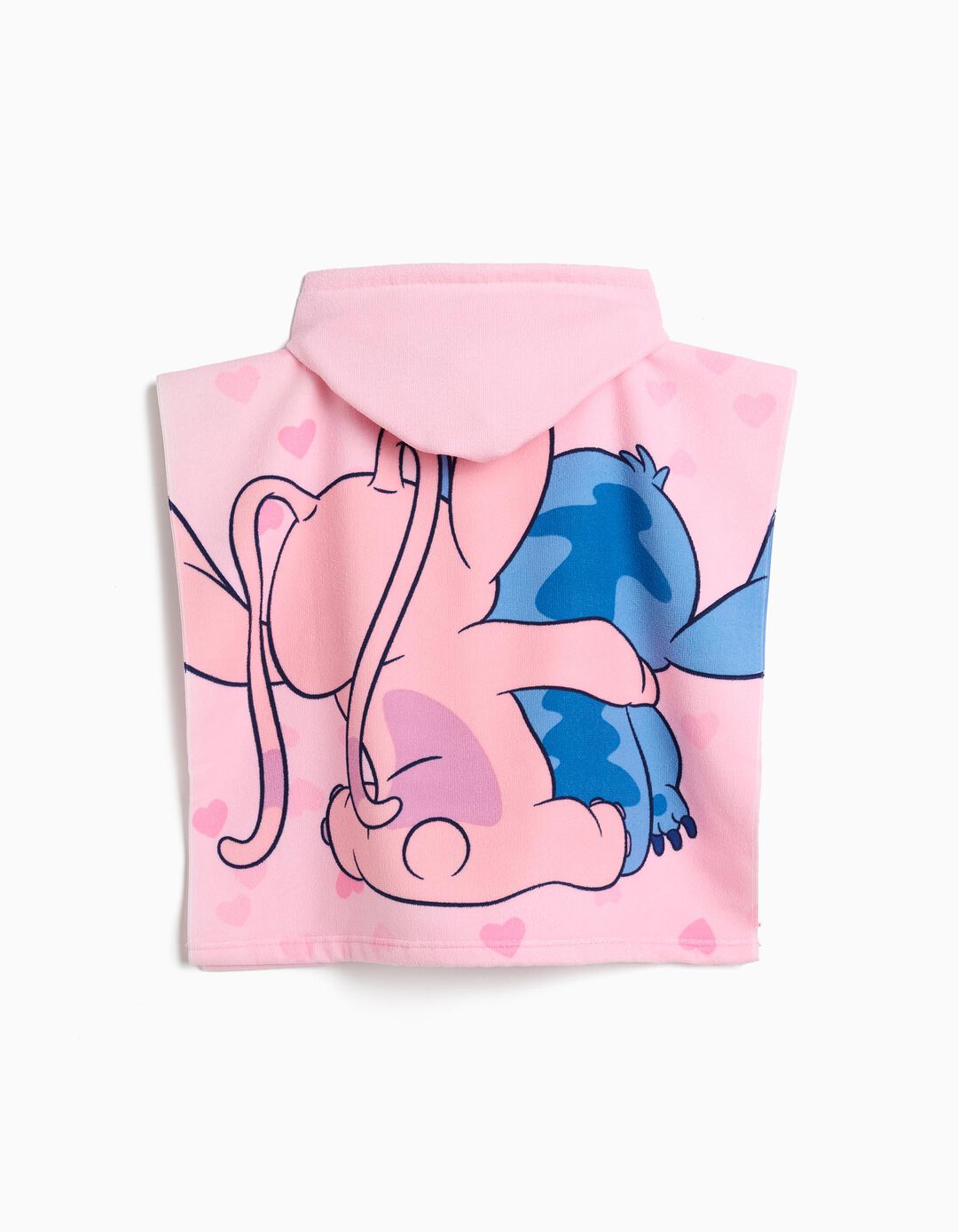 Poncho 'Stitch' &copy;Disney, Menina, Rosa