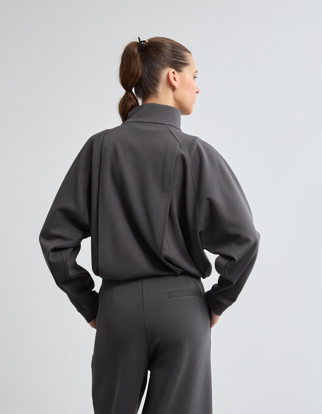 Casaco Piquet, Mulher, Cinzento