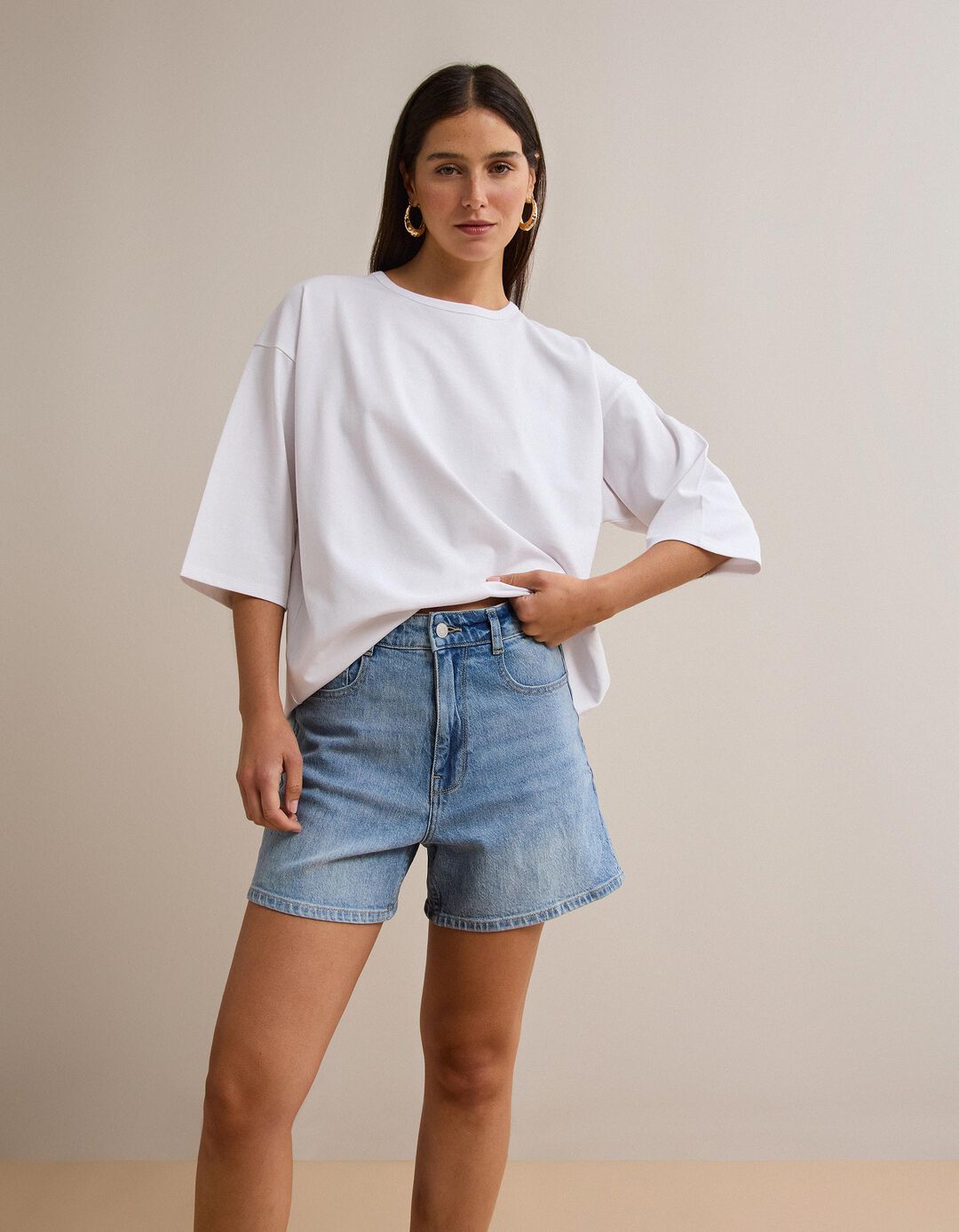 T-shirt Estampada, Mulher, Branco