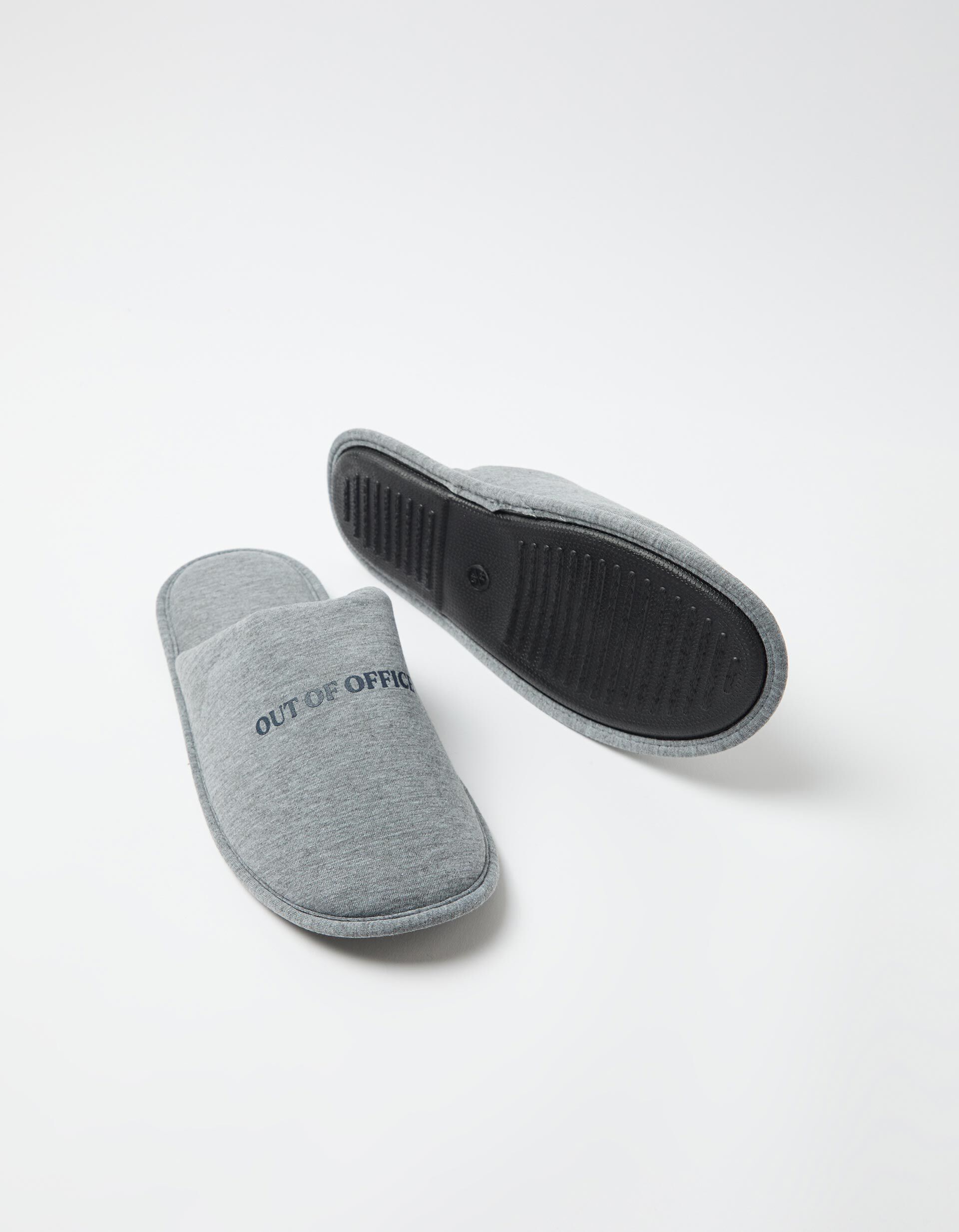 Comprar Online Chinelos de Quarto, Homem, Cinzento