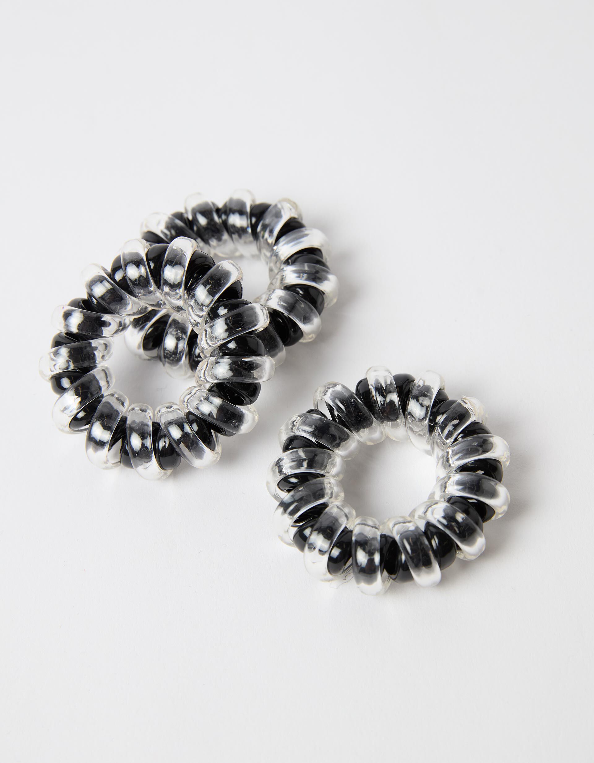 Comprar Online Pack 3 El&aacute;sticos de Cabelo, Mulher, Preto