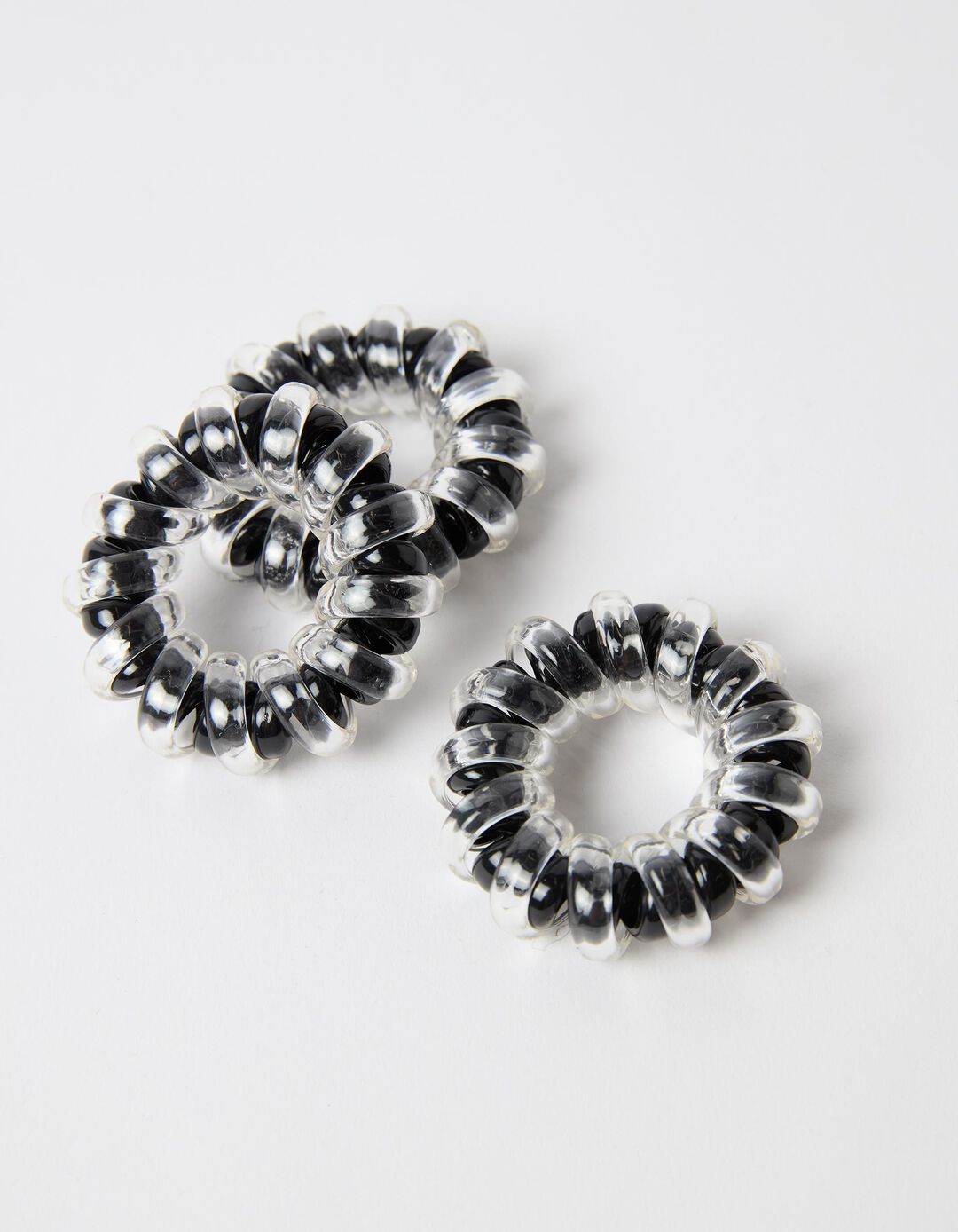 Pack 3 El&aacute;sticos de Cabelo, Mulher, Preto