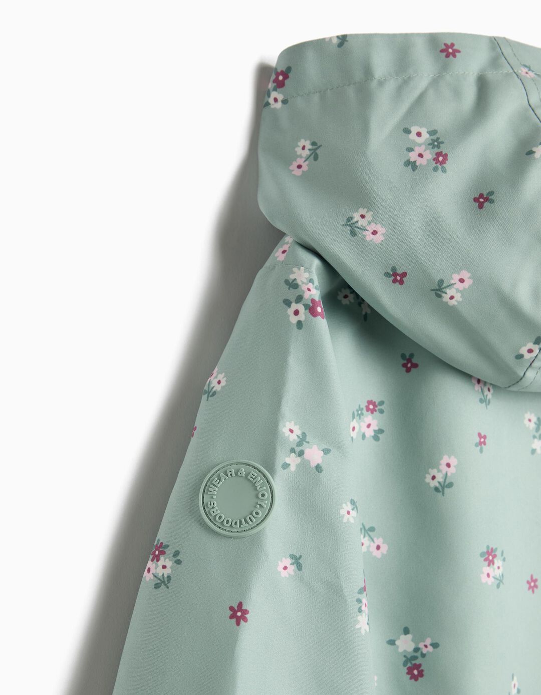 Parka Com Capuz, Menina, Verde Claro