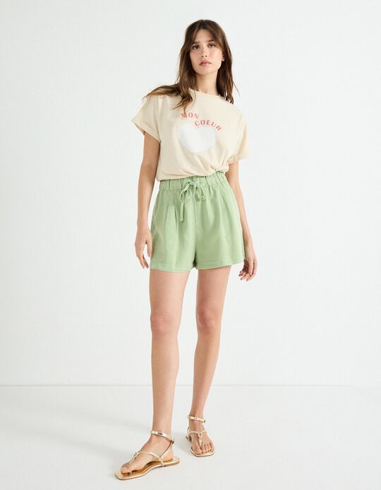 Comprar Online Calções Liocel, Mulher, Verde Claro