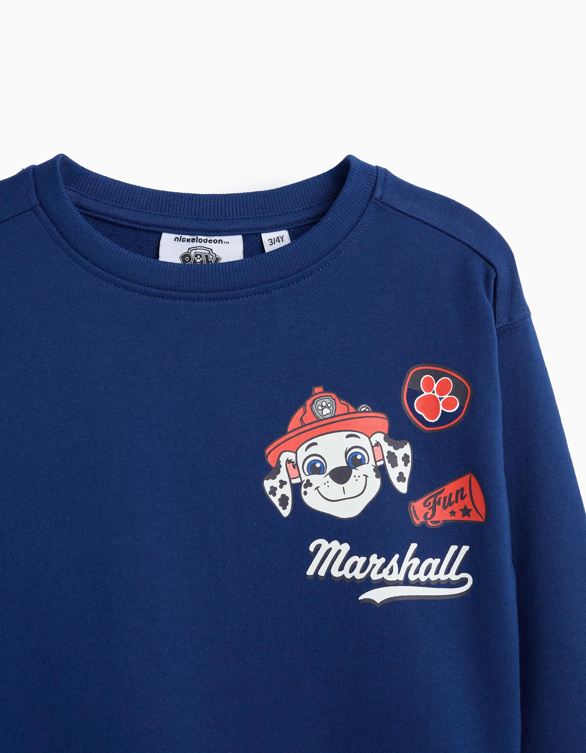Comprar Online Sweatshirt De Felpa 'Paw Patrol', Menino, Azul Escuro