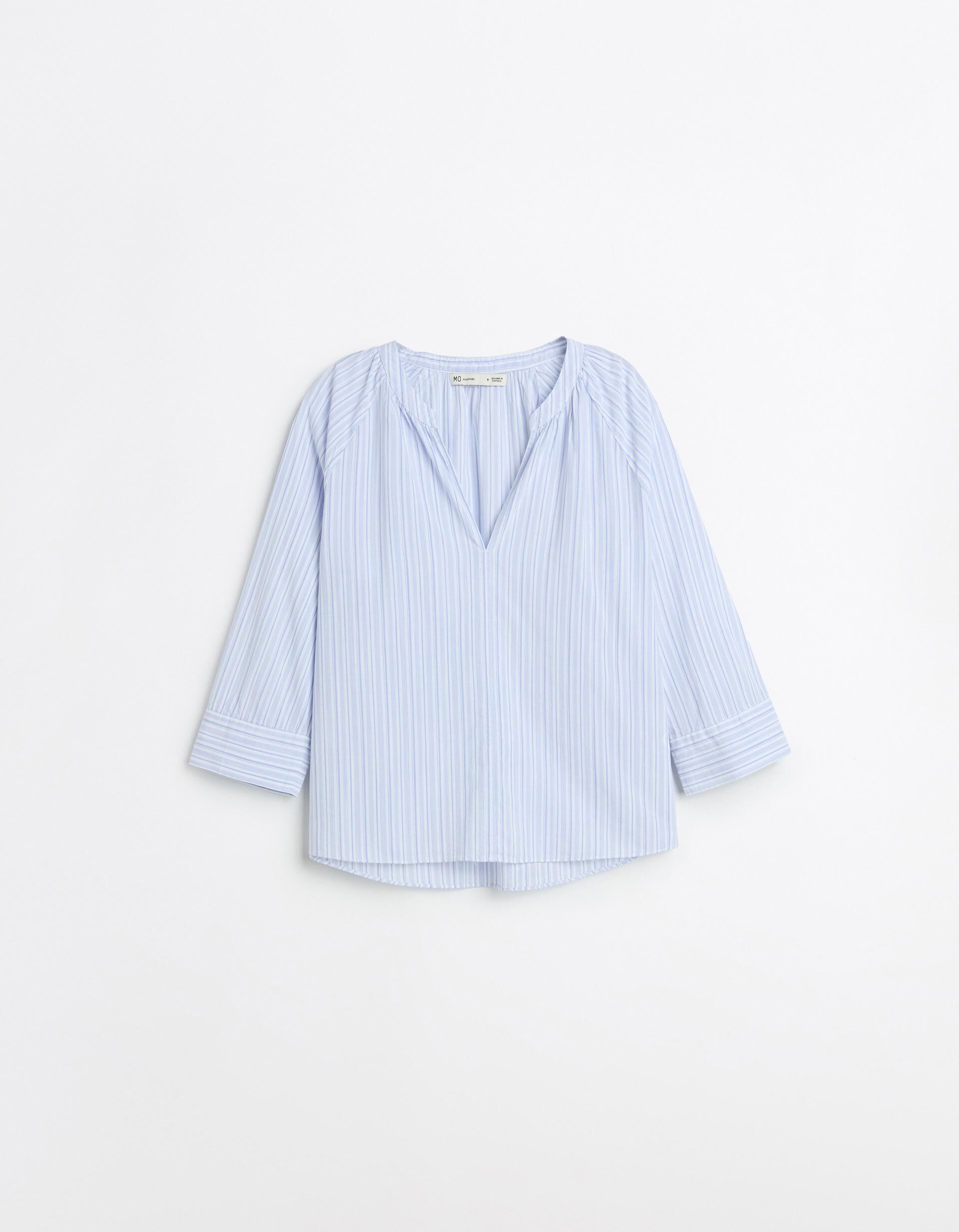 Comprar Online Blusa Riscas, Mulher, Azul