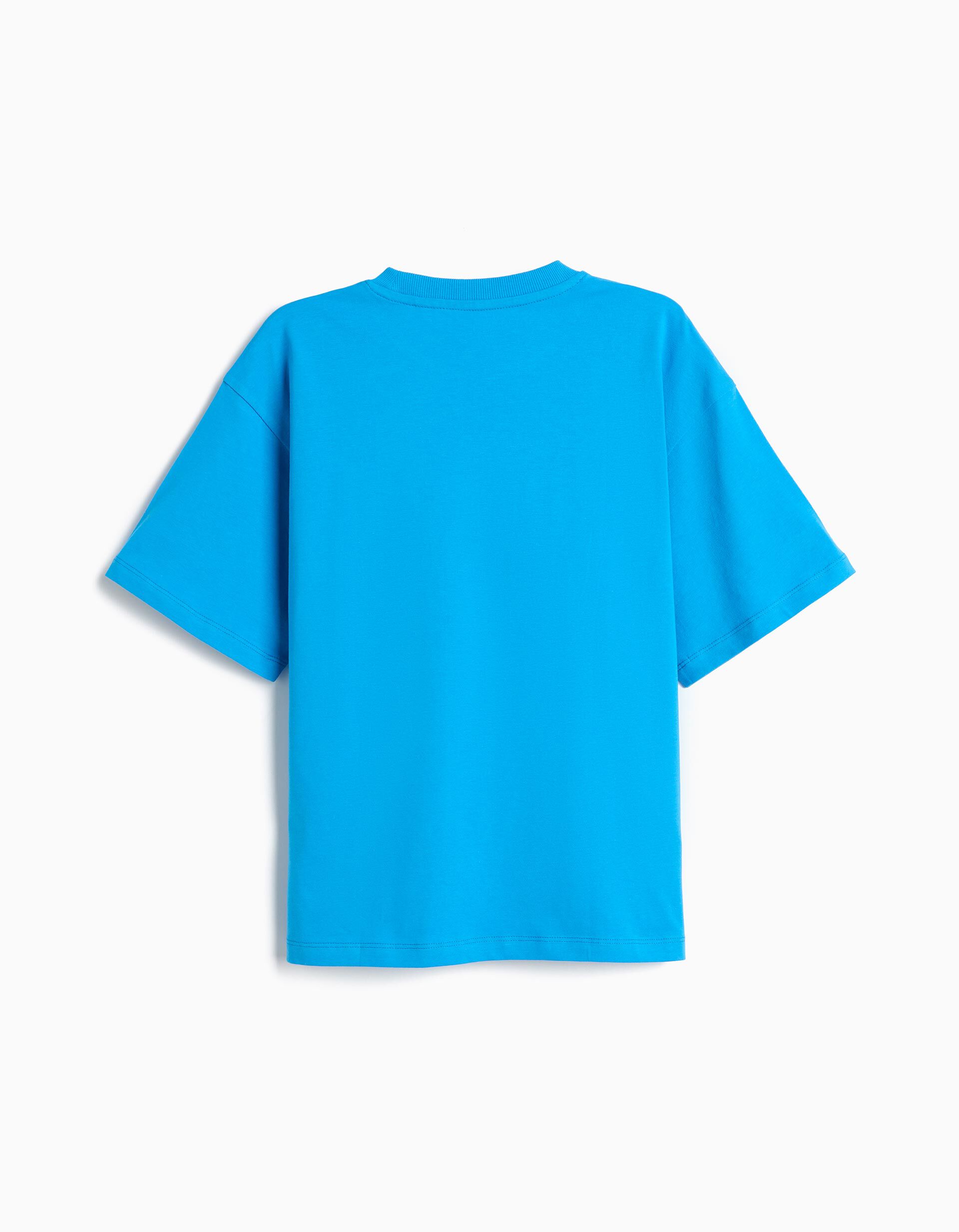 Comprar Online T-shirt Estampada 'Loose Fit', Menino, Azul