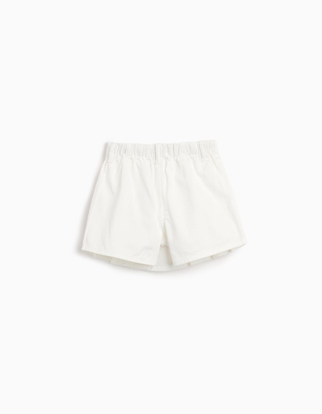 Saia-calção de Ganga, Menina, Branco
