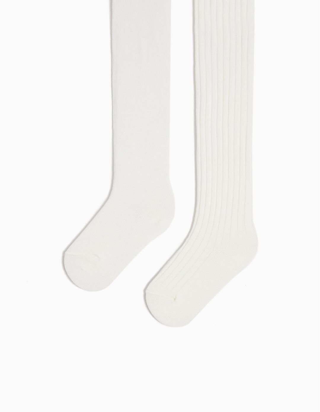 Pack 2 Pares de Collants, Menina, Branco