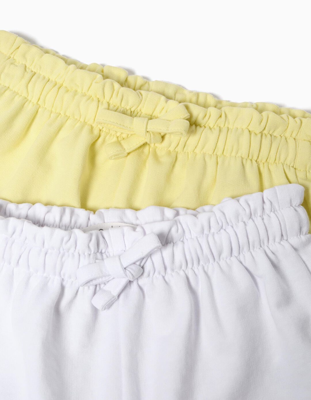 Pack 2 Calções, Menina, Branco