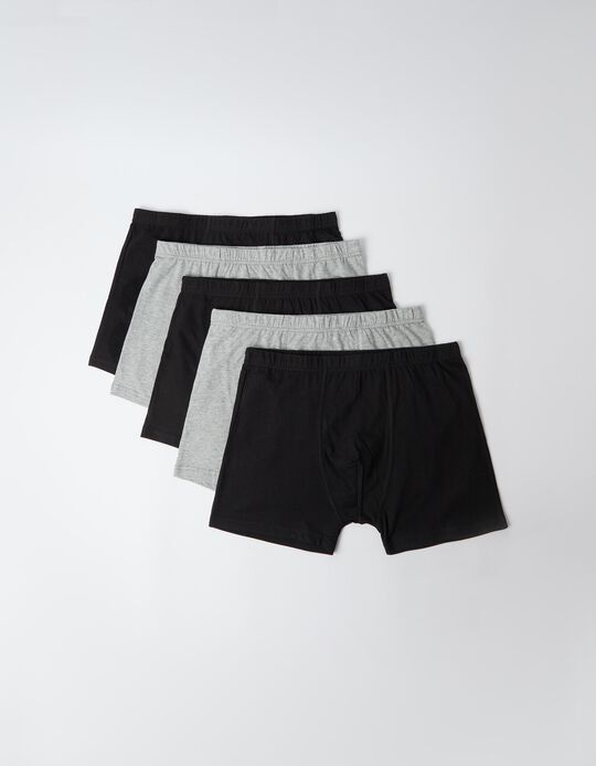 Comprar Online 5 Boxers B&aacute;sicos, Homem, Multicor