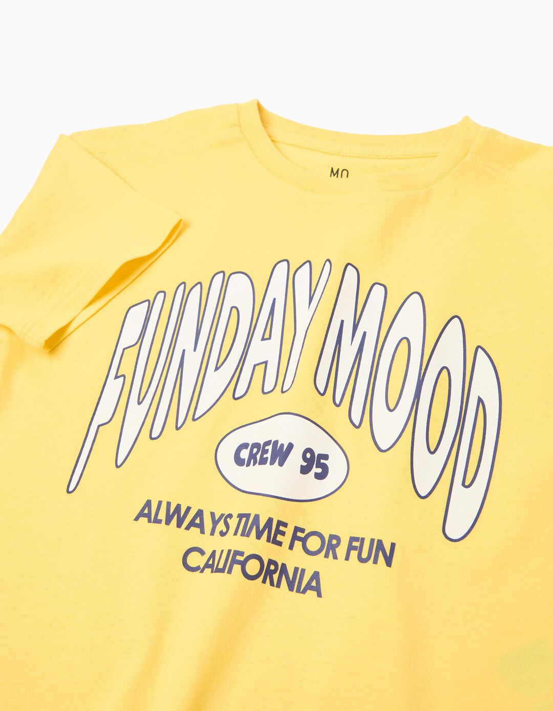 T-shirt Estampada, Menino, Amarelo