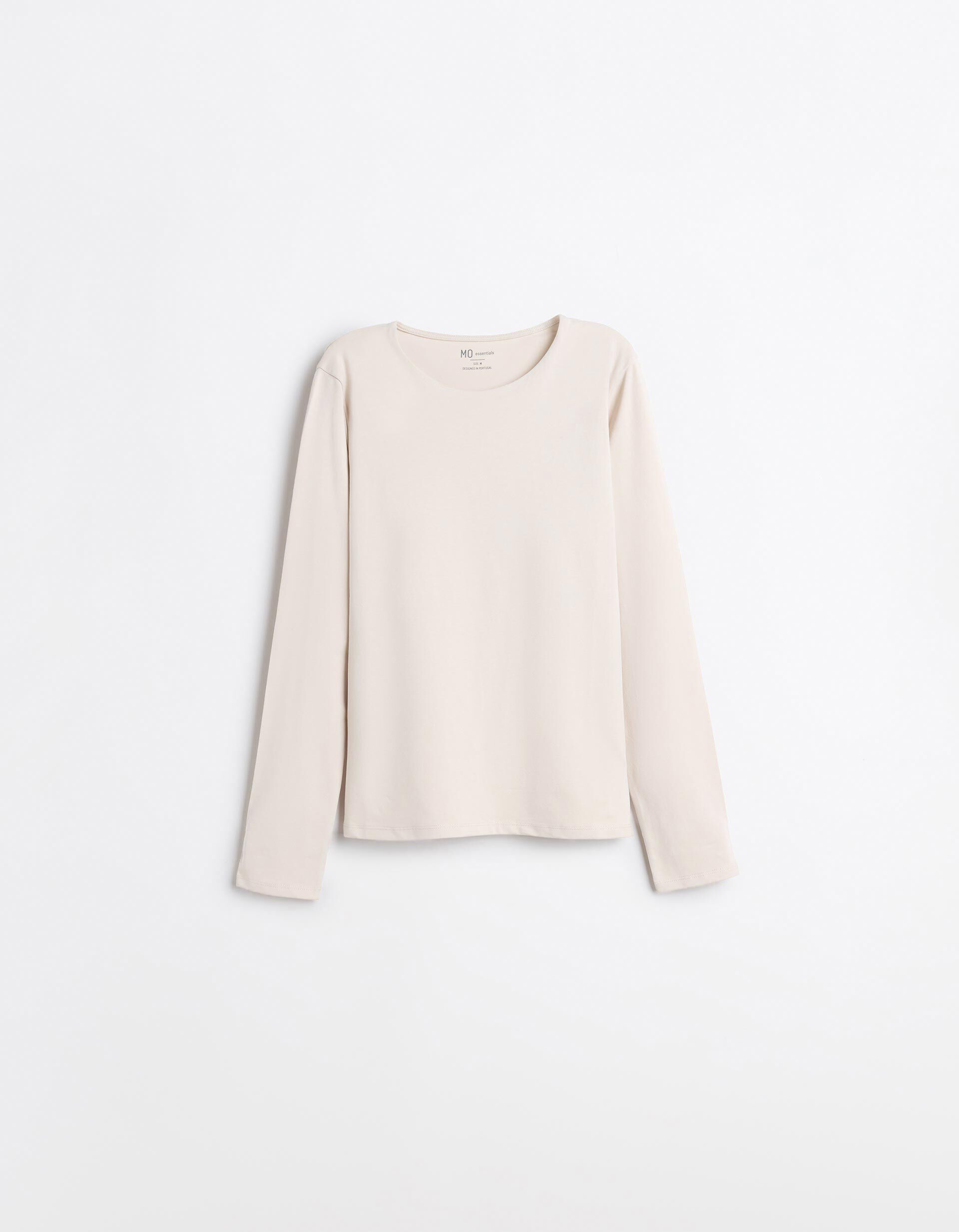 Comprar Online Camisola De Manga Comprida, Mulher, Bege Claro