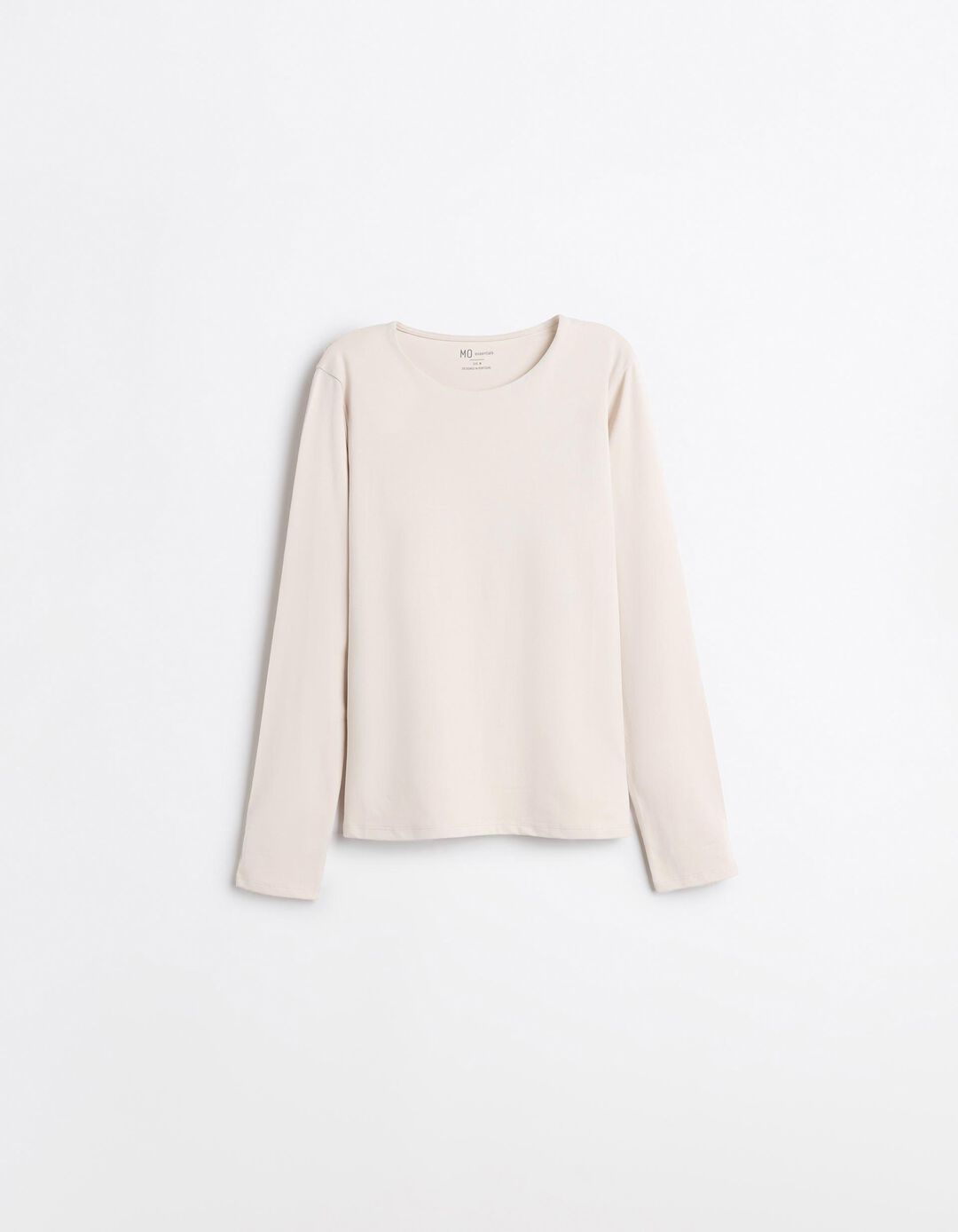 Camisola De Manga Comprida, Mulher, Bege Claro