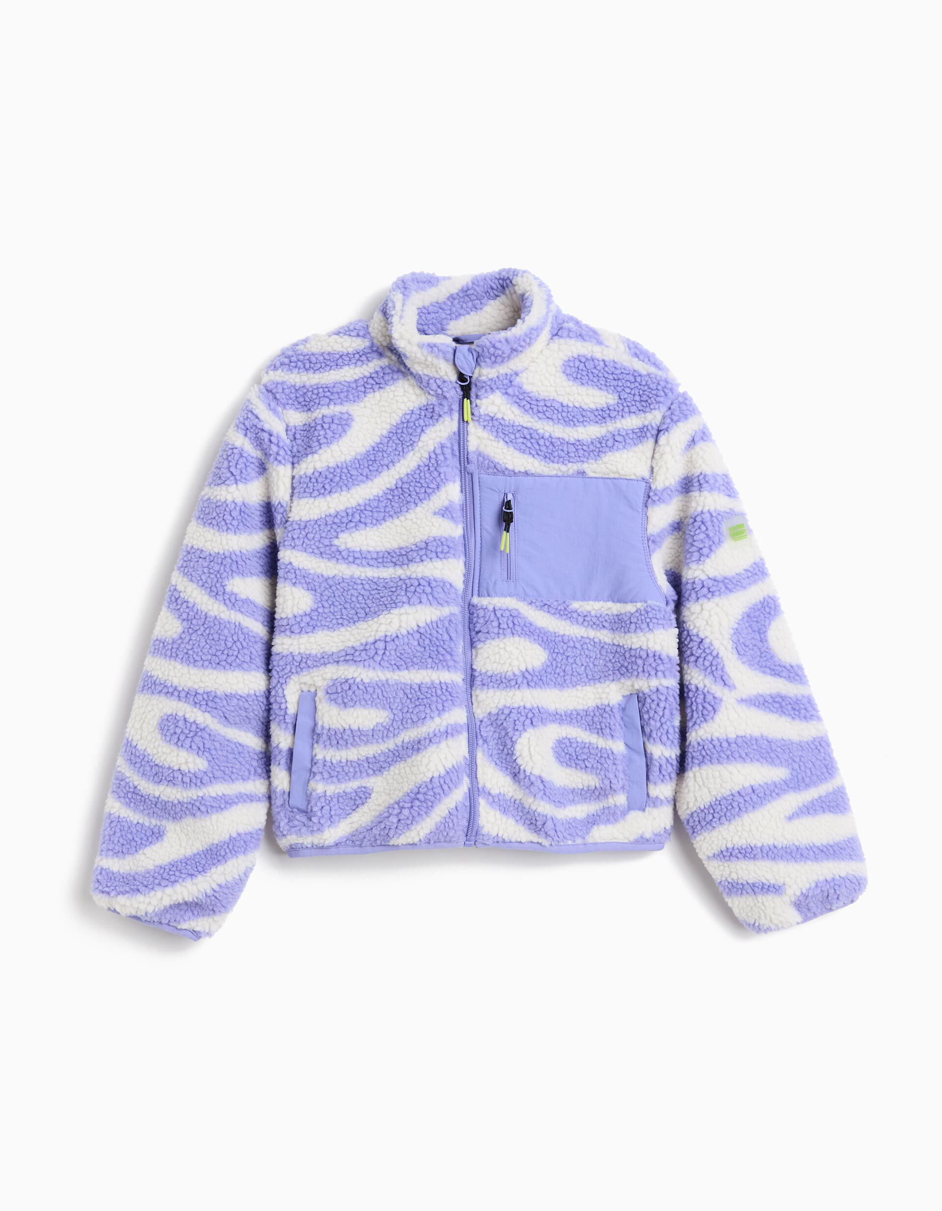 Comprar Online Casaco de Sherpa, Menina, Lil&aacute;s Claro