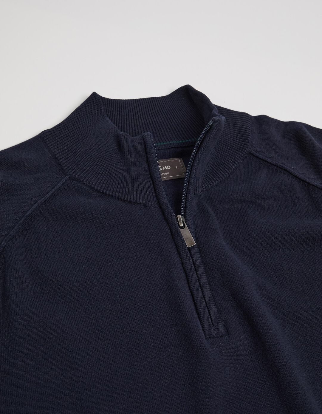 Camisola de Malha Fecho de Correr, Homem, Azul Escuro