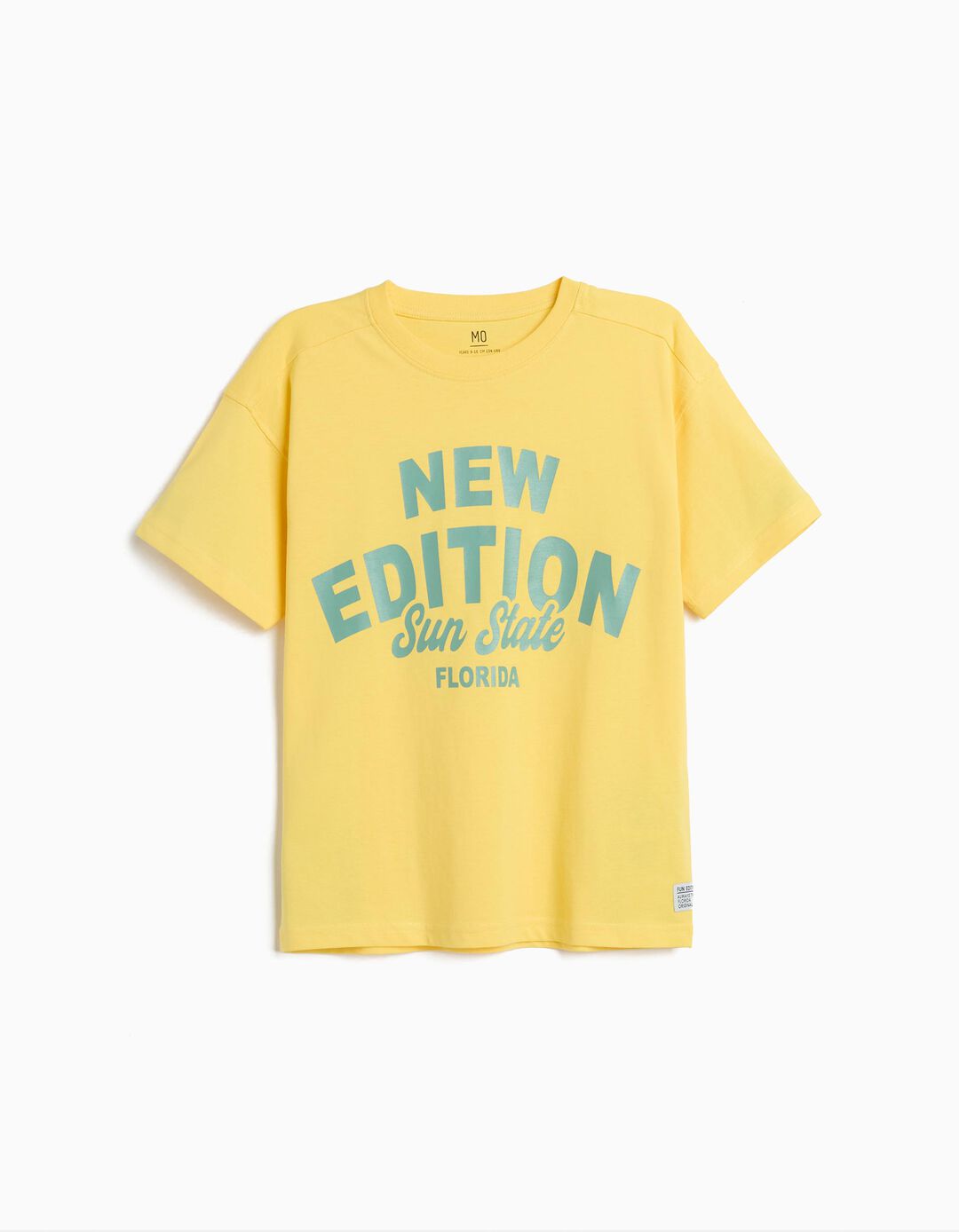 T-shirt Estampada, Menino, Amarelo