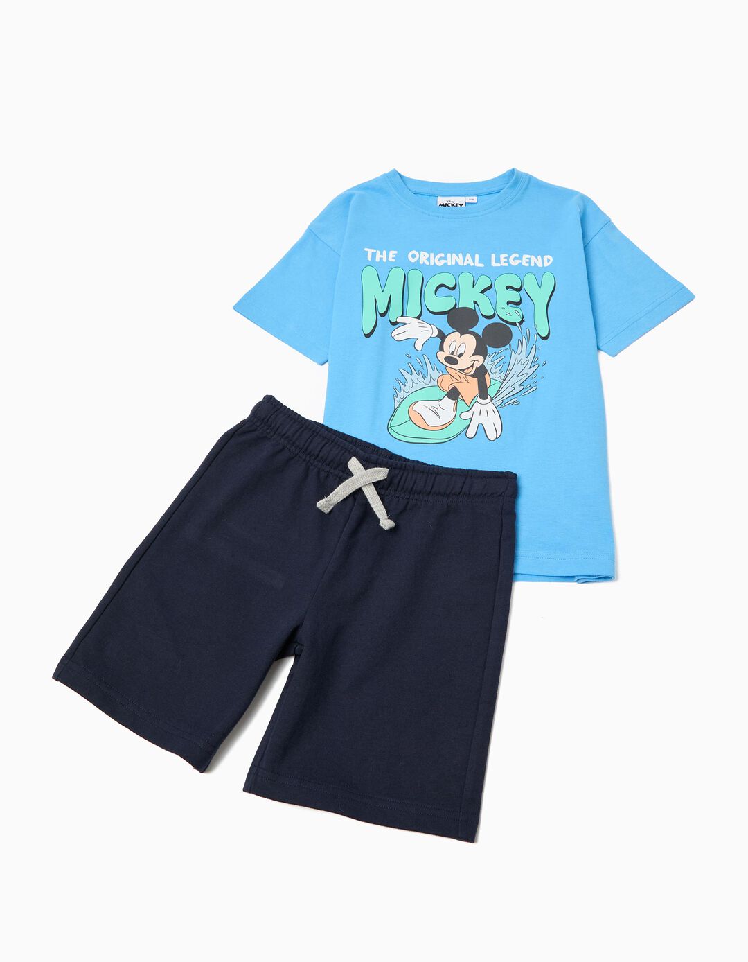 Conjunto 'Mickey' &copy;Disney, Menino, Azul Claro