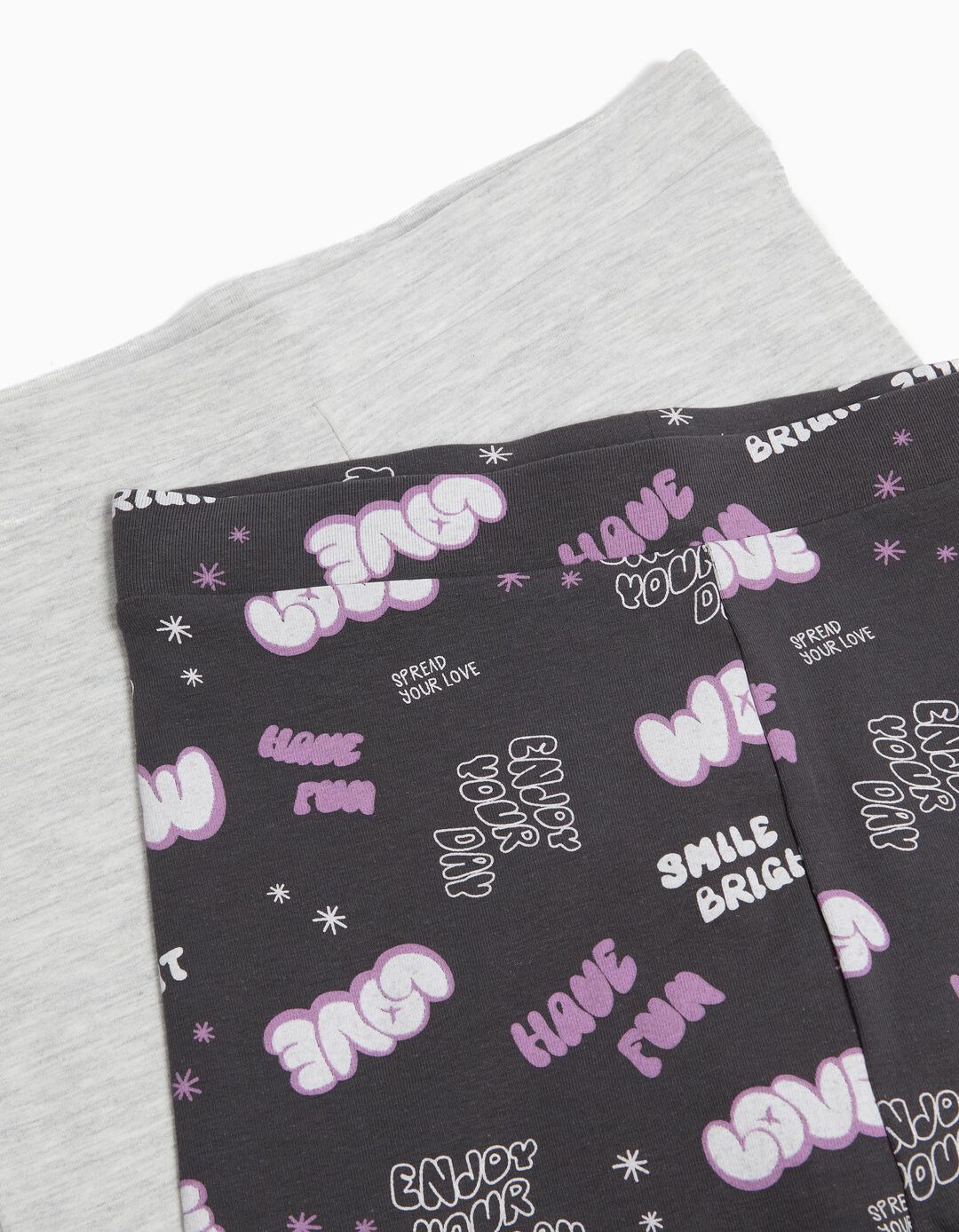 Pack 2 pares de Leggings, Menina, Multicor