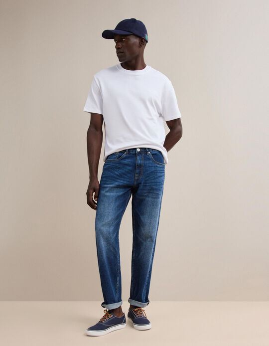 Comprar Online Cal&ccedil;as De Ganga 'Tapered Fit', Homem, Azul 