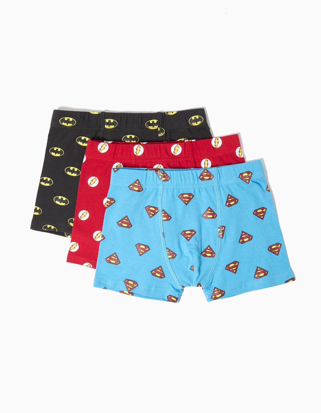 Pack 3 Boxers 'Liga da Justiça', Menino, Multicor